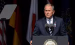 Ông Bush phát biểu ngày 11/9. Ảnh: Reuters