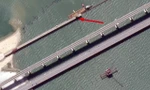 Xuất hiện công trình giống cầu 'sinh đôi' cạnh cầu Kerch ở Crimea