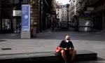 Quang cảnh vắng vẻ tại quảng trường St. Stephen (Vienna, Áo). Anh: Reuters