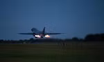 Máy bay B-1B Lancer cất cánh từ sân bay Fairford (Anh). Ảnh: usafe.af.mil