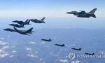 Máy bay Mỹ và Hàn Quốc tham gia cuộc tập trận Vigilant Ace ngày 6/12/2017. Ảnh: Yonhap