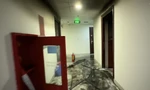 CLIP: Cháy bình nóng lạnh, chung cư ở Hà Nội náo loạn
