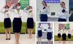 Nhân viên ngân hàng bắt trend 'vũ điệu đi bầu'