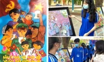 Giới trẻ thành phố Cảng vẽ tranh cổ động, tuyên truyền bầu cử
