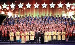 Giải thưởng năm nay ưu tiên các nhóm tiêu chí chỉ số kinh doanh, đổi mới sáng tạo... (Trong ảnh, Top 200 doanh nghiệp giành Giải thưởng năm 2018)