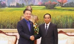 Bí thư Trung ương Đoàn tiếp kiến Ủy viên Bộ Chính trị, Thường trực Ban Bí thư T.Ư Đảng, Phó Chủ tịch nước Lào
