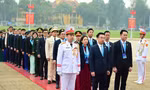 980 đại biểu Đại hội Hội LHTN Việt Nam báo công, viếng Lăng Chủ tịch Hồ Chí Minh