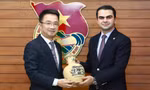 Bí thư Trung ương Đoàn tiếp đoàn đại biểu Đảng Azerbaijan Mới