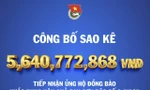 Trung ương Đoàn công bố sao kê tiền ủng hộ đồng bào thiệt hại do bão số 3