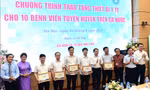 Tặng máy siêu âm tích hợp công nghệ AI cho 10 bệnh viện tuyến huyện vùng khó khăn