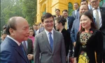 Chủ tịch nước Nguyễn Xuân Phúc gặp đoàn đại biểu Hội Doanh nhân trẻ Việt Nam