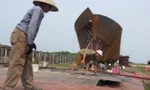 Cty TNHH Đại Nguyên Dương (Nam Định) đóng 11 tàu vỏ thép theo Nghị định 67. Ảnh: Bình Phương.