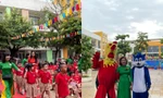 Hà Nội: Thầy cô Tiểu học Phương Mai nhập vai mascot đón học sinh khiến "hội gà con" lớp 1 thích mê