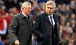 Trận thắng của Real Madrid giúp HLV Ancelotti 'soán ngôi' Sir Alex 
