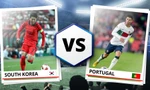 Xem trực tiếp World Cup 2022 Hàn Quốc vs Bồ Đào Nha, 22h00 ngày 2/12 trên kênh nào của VTV? 