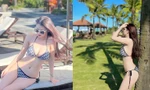 Nữ cầu thủ Việt Nam diện bikini siêu nhỏ, khoe vóc dáng như người mẫu 