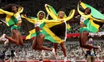 Các cô gái Jamaica chạy như 'xé gió', thống trị nội dung chạy tiếp sức 4x100m