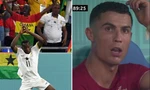 Ronaldo phát cáu vì cầu thủ Ghana bắt chước pha ăn mừng 'siuuu'?