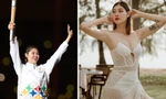 Vẻ đẹp 'bốc lửa' của nữ vận động viên Campuchia bay lên đốt đuốc khai mạc SEA Games 32 
