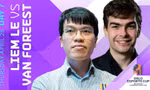 Quang Liêm vượt mặt vua cờ Carlsen, giành ngôi Á quân siêu giải cờ vua 