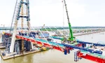 Hợp long cây cầu 'nghìn tỷ' nối trung tâm TP Hải Phòng với đảo Vũ Yên