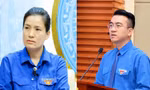 Chân dung chị Vương Toàn Thu Thủy và anh Lê Khắc Nguyên Anh. 