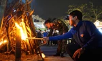 Bạn trẻ Hải Phòng đốt lửa trại, kỷ niệm ngày thành lập Đoàn