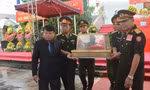 An táng 7 hài cốt liệt sỹ hy sinh ở Lào 