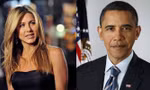 Jennifer Aniston làm rõ tin đồn với ông Obama