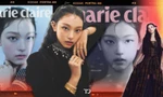 Haerin NewJeans mặc trang phục "đụng hàng" Taylor Swift trên bìa Marie Claire