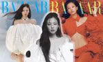 Jennie BLACKPINK khoe cơ bụng săn chắc trên bìa Harper’s BAZAAR Hàn số tháng 10