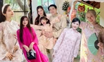 Tông hồng được lòng sao Việt dịp Tết Giáp Thìn: Phương Ly, Đông Nhi "đụng hàng"