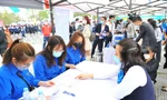 Thanh niên tham gia Ngày hội việc làm do Thành Đoàn Hà Nội tổ chức năm 2022