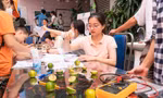 Các em học sinh tham gia hoạt động trải nghiệm sáng tạo ý nghĩa tại Vòng thi Khu vực miền Bắc Hội thi Tin học trẻ toàn quốc lần thứ XXVIII