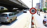 Hà Nội đề xuất giữ biển báo hạn chế tốc độ 35km/h