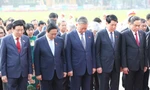 Lãnh đạo Đảng, Nhà nước và các đại biểu Quốc hội vào Lăng viếng Chủ tịch Hồ Chí Minh