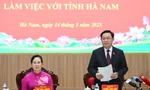 Chủ tịch Quốc hội: Hà Nam phải 'hâm nóng' hơn nữa tinh thần kiến tạo 