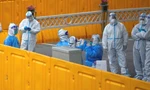 Một trung tâm phòng chống COVID-19 dã chiến ở Thượng Hải. Ảnh: Reuters.