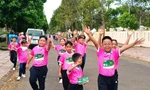 Thiếu nhi Đắk Lắk tham gia chạy bộ 