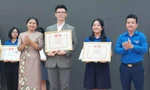 Nam sinh khoa Dược và nữ sinh trường THPT chuyên Nguyễn Du giành giải nhất Olympic Tiếng Anh