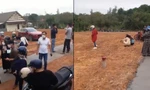Lại xuất hiện clip dựng trò 'sốt đất', nô nức phân lô bán nền như đi hội