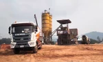 Trạm trộn bê tông ngang nhiên san tạo mặt bằng, mở rộng quy mô
