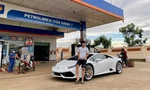 T.A.Q đưa siêu xe Lamborghini Huracan đi đổ xăng khi mới mua về