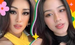 Đỗ Thị Hà và Khánh Vân cùng trổ tài tự trang điểm: Nàng hậu nào ghi điểm hơn?