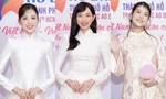 Dàn Hoa hậu Thuỳ Tiên, Trần Tiểu Vy, Đoàn Thiên Ân khoe nhan sắc 'đỉnh chóp' trong tà áo dài giản đơn