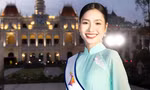 Hoa hậu Nguyễn Thanh Hà khoe sắc ngày 8/3, chia sẻ cảm xúc đặc biệt về tà áo dài Việt