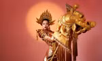 'Nàng Hậu' Việt thi nhan sắc quốc tế tạo ấn tượng mạnh khi diện trang phục dân tộc lấy cảm hứng từ linh vật nghê