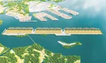 Phối cảnh cảng trung chuyển quốc tế Cần Giờ