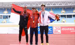 Hoàng Nguyên Thanh giành HCV marathon nam đầu tiên cho thể thao Việt Nam tại SEA Games Ảnh: Như Ý 
