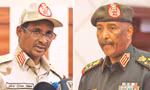 Binh lính Sudan trung thành với tư lệnh quân đội Abdel Fattah al-Burhan Ảnh: Getty